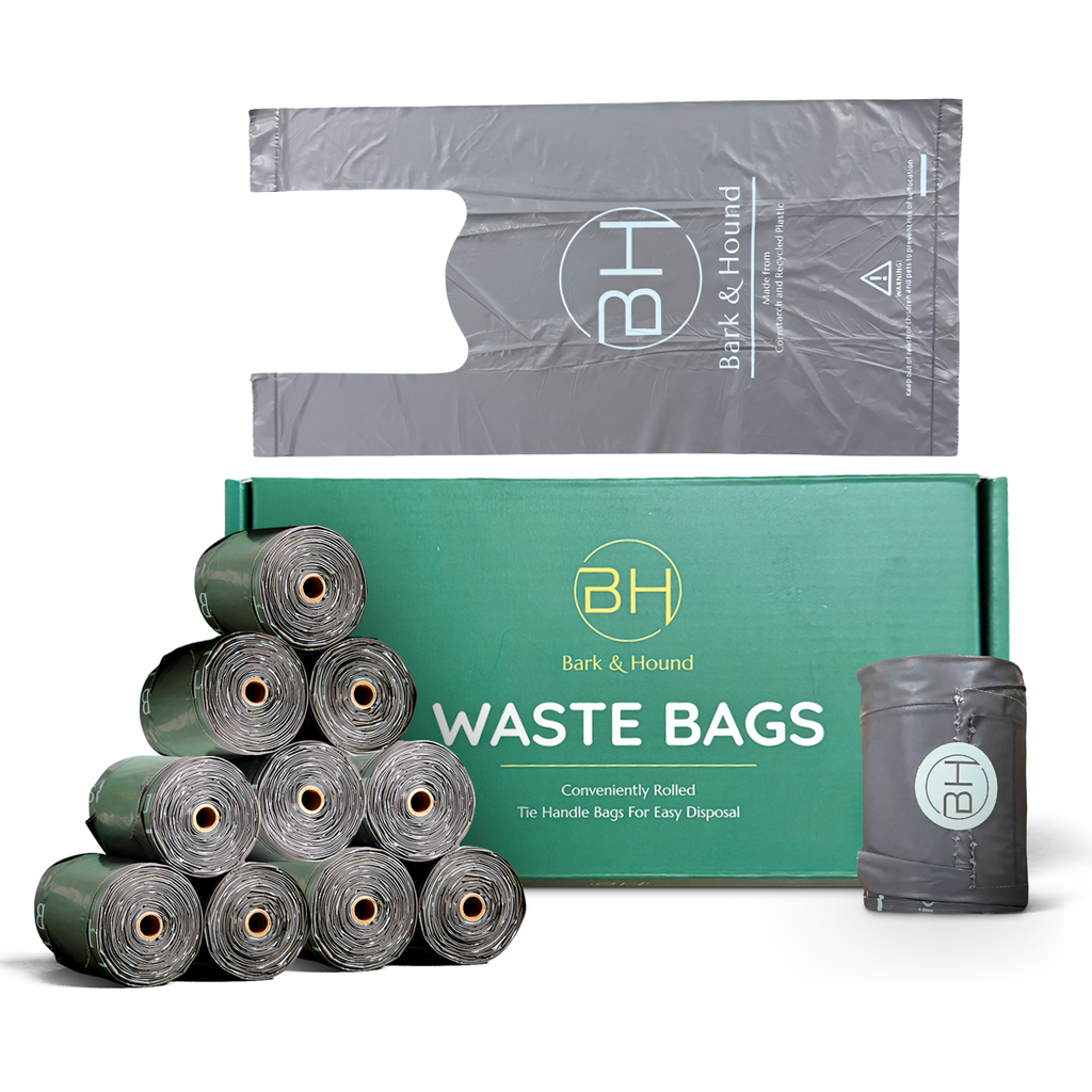 150 Ultra Strong Dog Poo Bags With Tie Handles