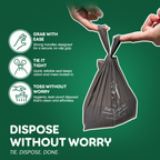 150 Ultra Strong Dog Poo Bags With Tie Handles
