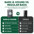 150 Ultra Strong Dog Poo Bags With Tie Handles