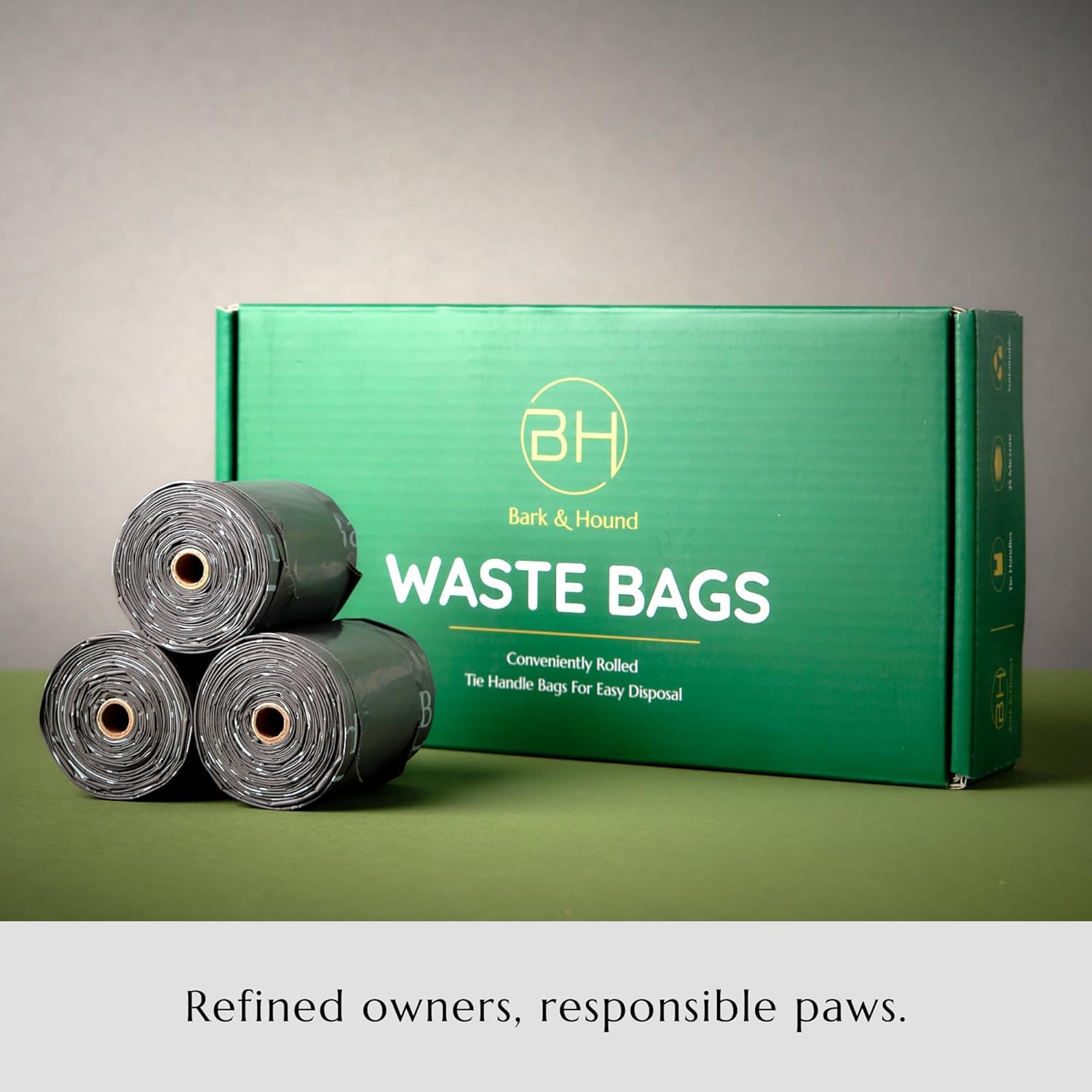 150 Ultra Strong Dog Poo Bags With Tie Handles
