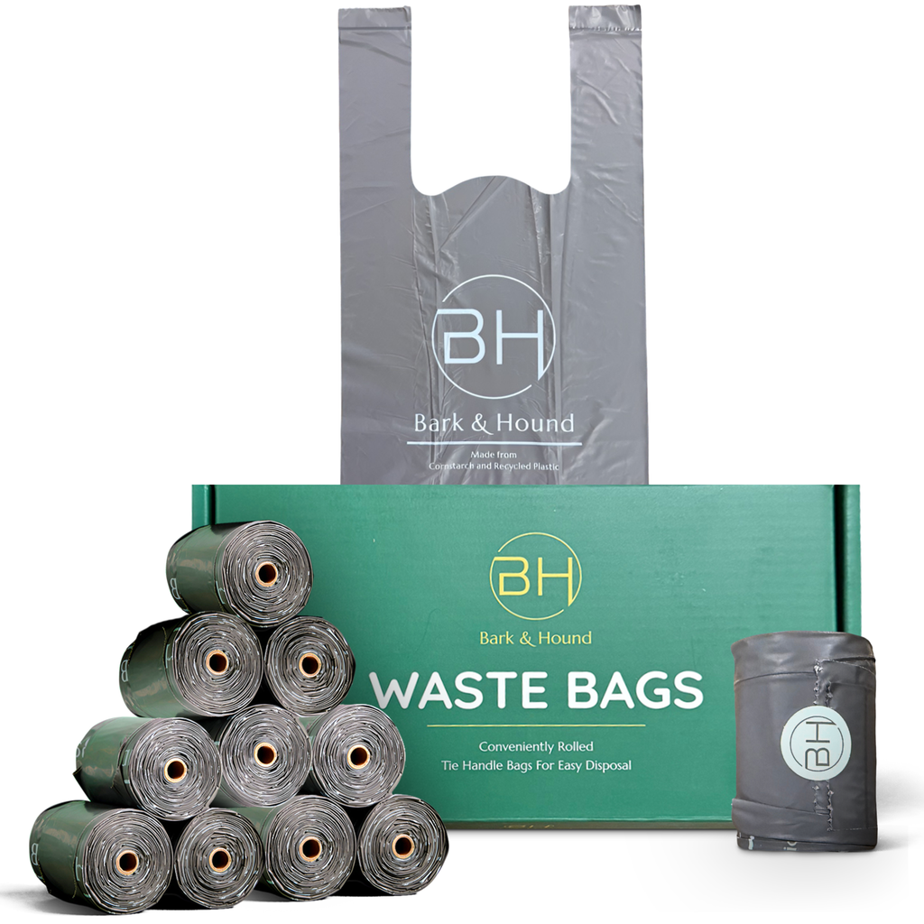 150 Ultra Strong Dog Poo Bags With Tie Handles